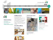 Tablet Screenshot of kunstraumrhein.com